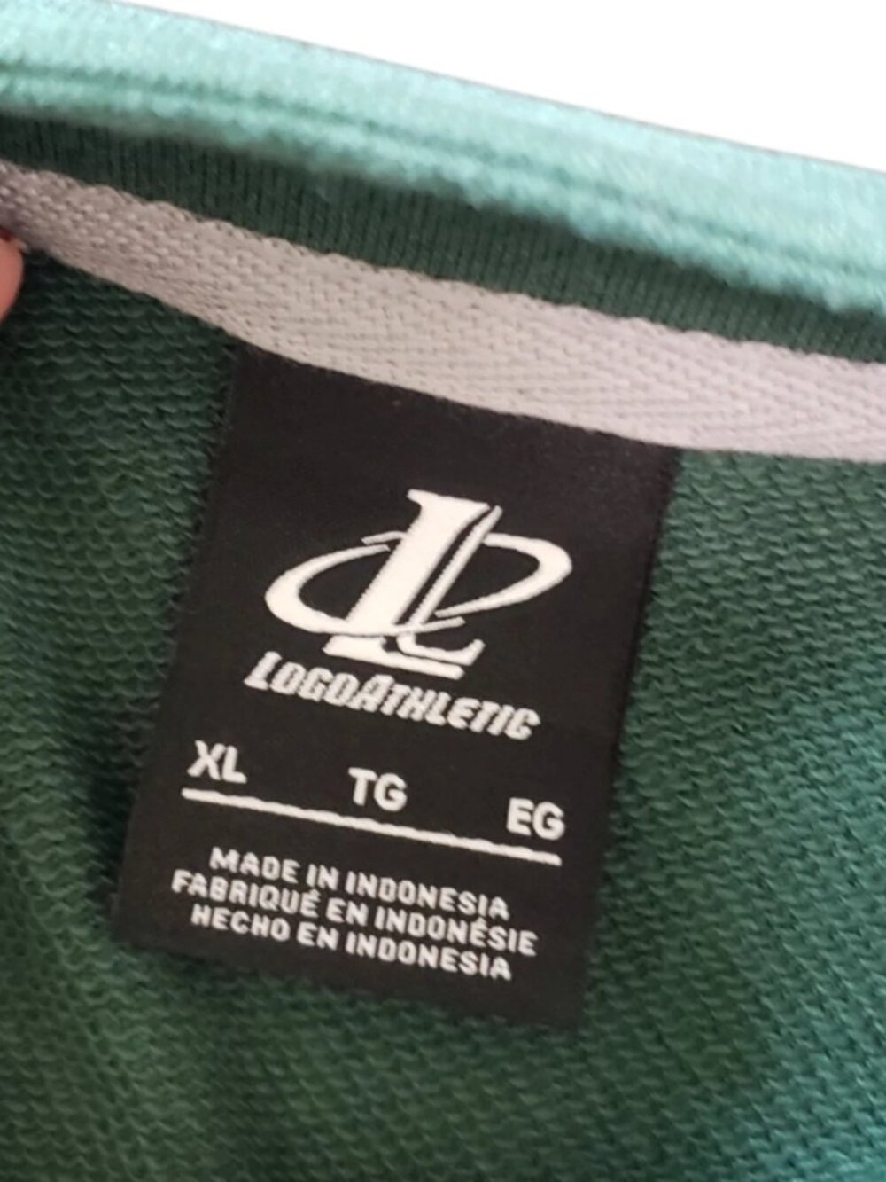 NFL Logo Athletic Bay Packers 1/4 Zip Pullover Women Sweatshirt Green Xlarge - Picture 7 of 11